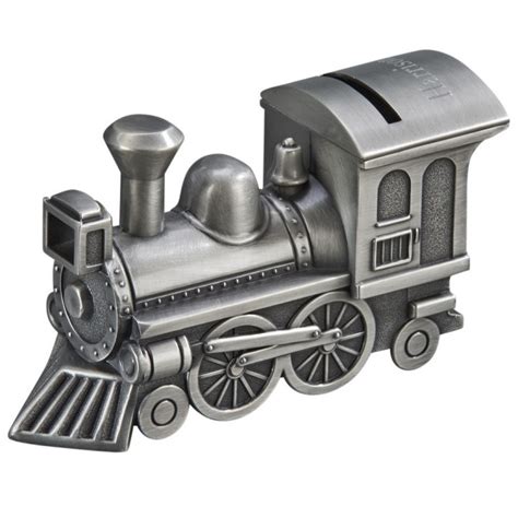 Or encourage older kids to start saving money with unique piggy banks they'll love and cherish for many years. Personalized Train Bank For Kids | ForAllGifts