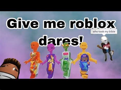 Bite someone in the cheeks. Give me dares! //roblox// - YouTube