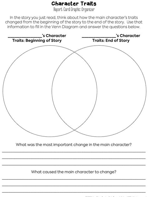 3 Character Traits Graphic Organizers Teaching Made Practical In 2022