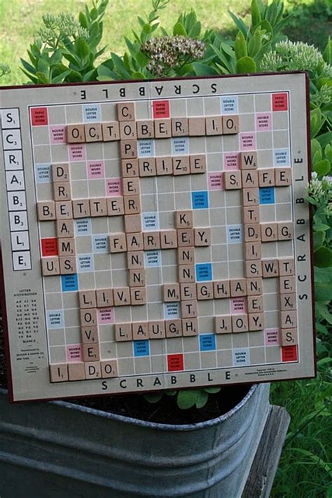 1000 Images About Scrabble Board Crafts On Pinterest Old Board Games