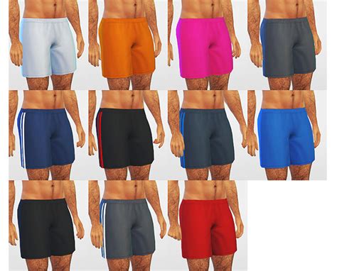 Best Sims 4 Athletic Shorts Cc Male Female Fandomspot
