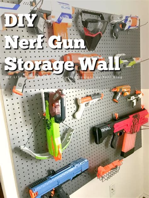 Despite my best efforts to keep them contained in various outdoor storage benches and. 24 Ideas for Diy Nerf Gun Rack - Home, Family, Style and ...