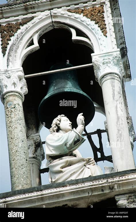 Statue Bell Tower Basilica Di San Marco Saint Mark’s Basilica