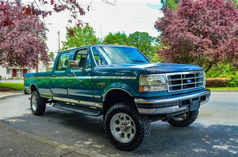 1994 Ford F 350 Crew Cab 4wd Xlt 73l Turbo Diesel Only 138000 Miles