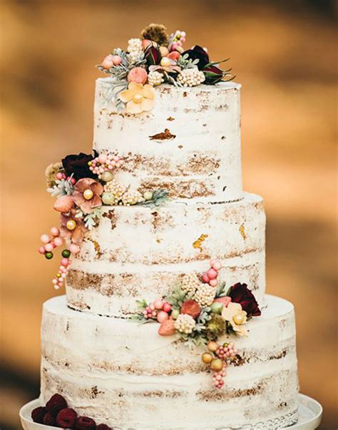41 Adorable Winter Wedding Cake Ideas