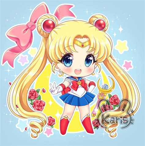 Sailor Moon Chibi By Karis Coba On Deviantart In 2021 Sailor Moon