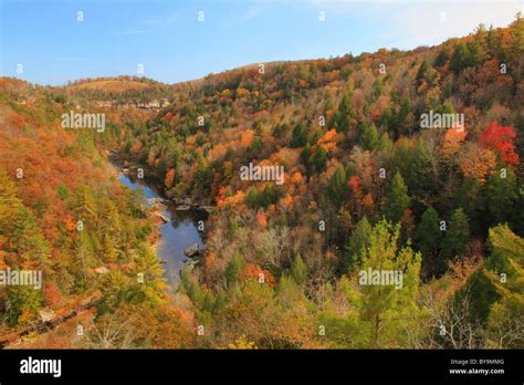 Obed Wild And Scenic River Lilly Bluffs Overlook Wartburg Stock Photo
