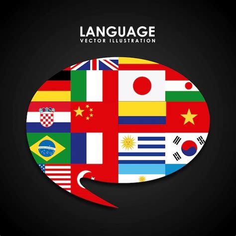 Language Poster Design Vector Premium Download