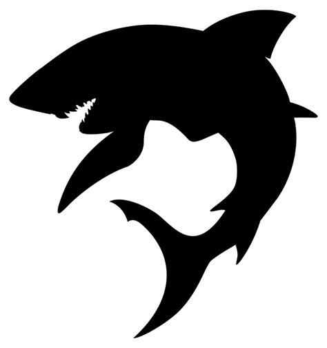 Shark Silhouette Shark Png Download 624664 Free Transparent