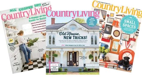 Country Living Magazine One Year Subscription For 750 Southern Savers
