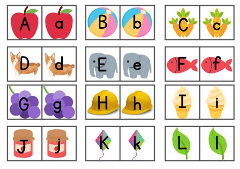 Free Alphabet Matching Activity Instant Download Free Printable