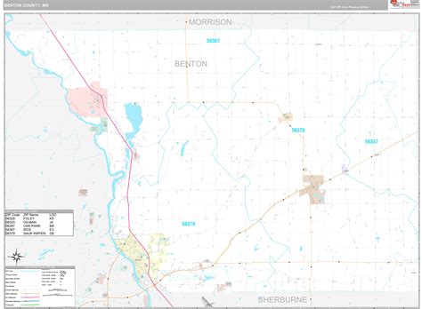 Benton County Zip Code Map