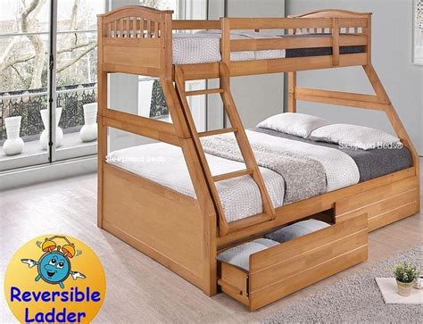 Triple Bunk Beds Single And Double Bunks Sleepland Beds