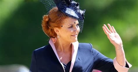 Sarah Ferguson Arrives At Royal Wedding After Harry And Meghan Snub