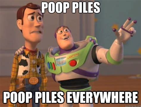 Poop Piles Poop Piles Everywhere Toy Story Quickmeme