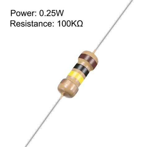 Resistor 100k Ohm 14 Watt Re24 Faranux Electronics
