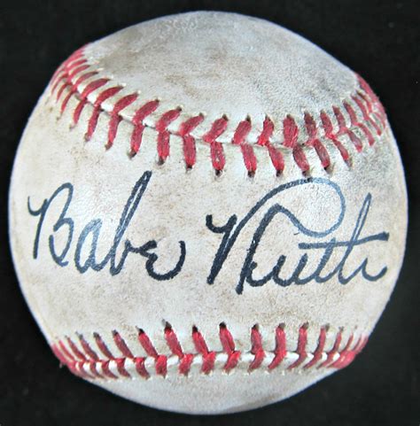 Babe Ruth Signed Photo Memorabilia Center