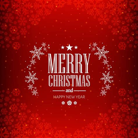 Beautiful Festival Merry Christmas Red Background 258449 Vector Art At
