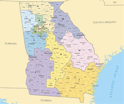 Ga Congressional District Map
