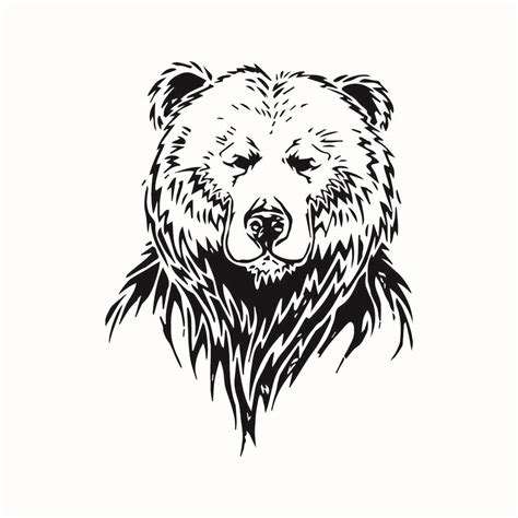 Grizzly Bear 11 Graphics Design Svg Dxf Png By Vectordesign On Zibbet