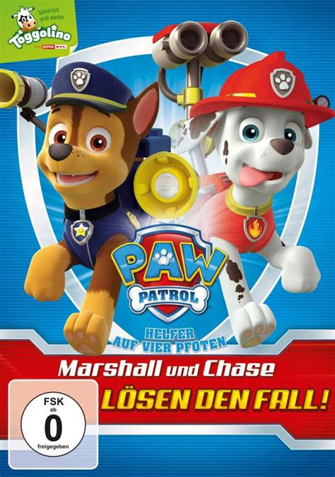 Paw Patrol Vol 2 Marshall Und Chase Lösen Den Fall Dvd Jpc