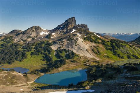 Black Tusk Mountain Black Tusk Lake Helm Lakes And Helm Meadows In