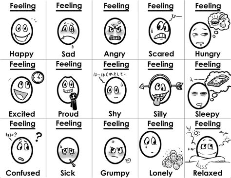 Emotions And Feelings Coloring Pages Download And Print For Free