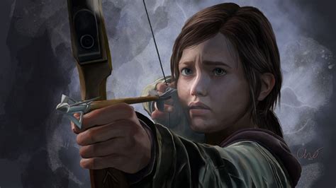 830450 Ellie The Last Of Us Archers Bow Weapon Fan Art Rare