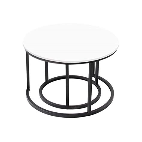 Jerry And Maggie 2 Round Tea Table Coffee Table Desk Sets White