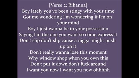 Rihanna Feat Future Loveeeee Song Lyrics Youtube