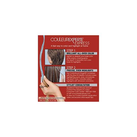 l oreal paris couleur experte 2 step home hair color and highlights kit toasted coconut best