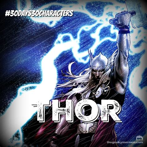 Days Characters Day Thor The Geeky Mormon
