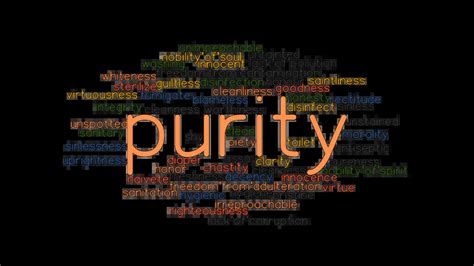 Purity Synonyms And Related Words What Is Another Word For Purity