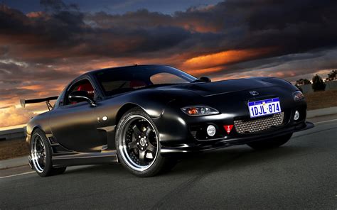 Iphone 5 vehicles/mazda rx 7 wallpapers id: Wallpaper Mazda RX-7 black car 2560x1600 HD Picture, Image