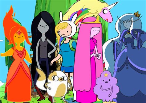 The Adventure Time Ladies By Karutimburtonfan On Deviantart