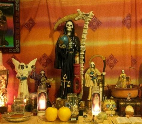 Altar De La Santa Muerte Para El Hogar Santa Muerte