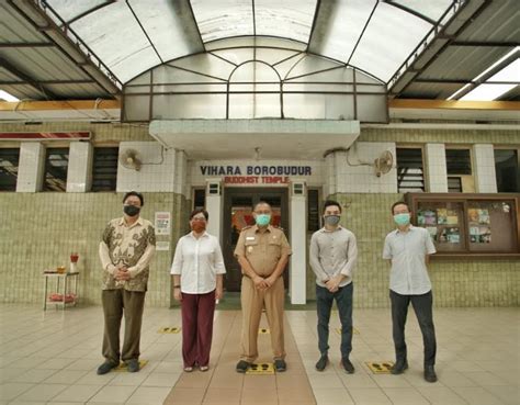 Akhyar Tinjau Penerapan Protokol Kesehatan Di Vihara Borobudur