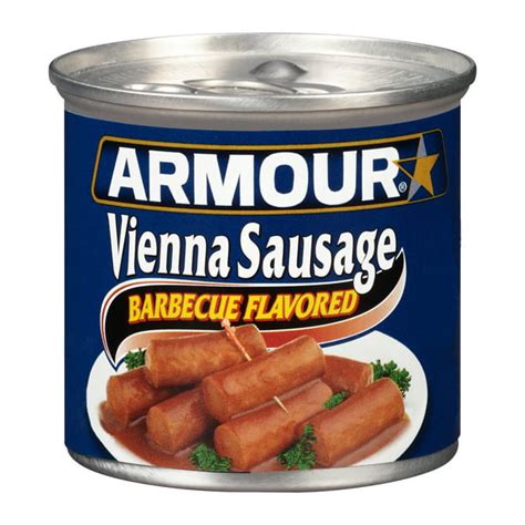 Armour Star Vienna Sausage Barbecue Flavored Canned Sausage 46 Oz