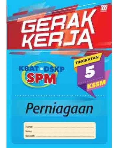 Jawapan Buku Teks Perniagaan Tingkatan 5  Top One Perniagaan F5