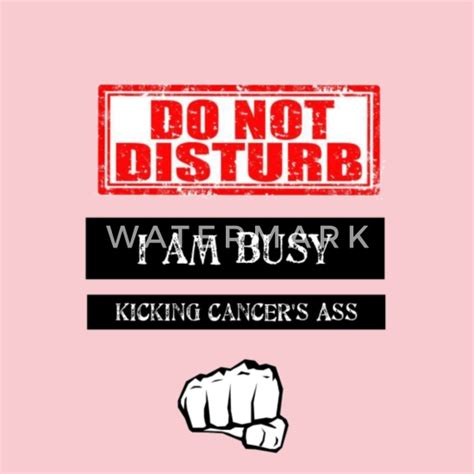 Do Not Disturb I Am Busy Kicking Cancers Ass Womens Premium T Shirt