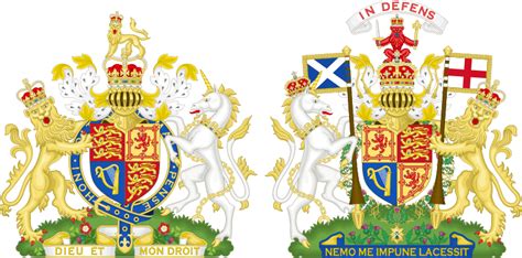 Image Royal Coat Of Arms Of The United Kingdom Both Realms