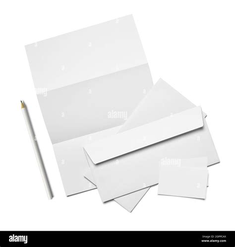 Envelope Letter Card Paper Template Business Stock Photo Alamy