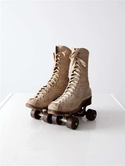 Vintage Chicago Roller Skates With Case 1940s Womens Etsy