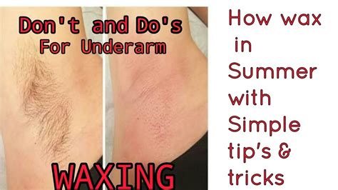How To Wax Underarms In Summers Wax Under Rs100 Ayushi Bansal