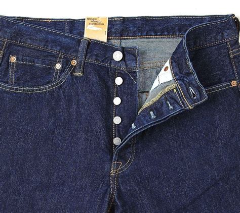 Levis 501 Original Fit Classic Straight Leg Button Fly Jeans Ebay