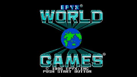 Gameplay World Games Sega Master System 1989 Youtube