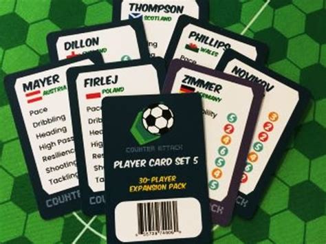 Counter Attack The Football Strategy Game Player Card Expansion Set