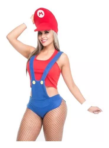 Disfraz De Mario Bros Mujer Cuotas Sin Interés