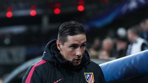 Atletico Madrid Forward Fernando Torres Returns To Training After Head