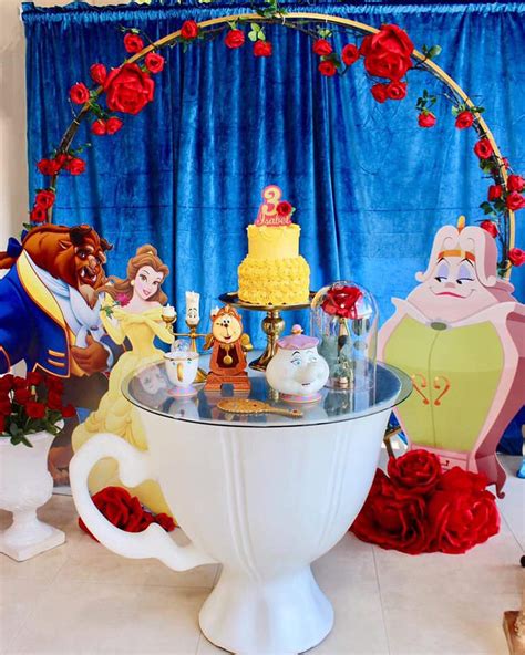 Belle Beauty And The Beast Birthday Party Ideas Photo 1 Of 21